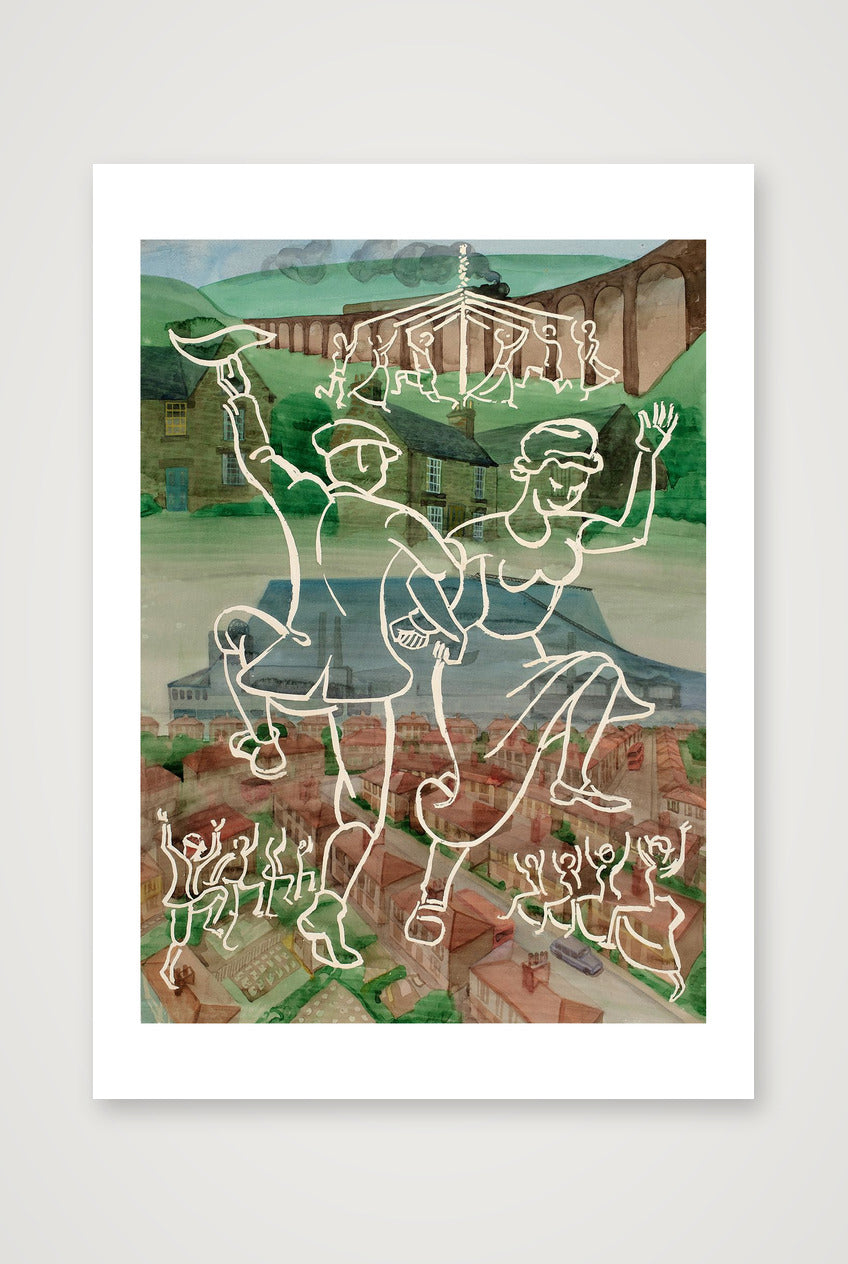 Maypole Dancing — A2 (42×59cm, 17×23") Print only