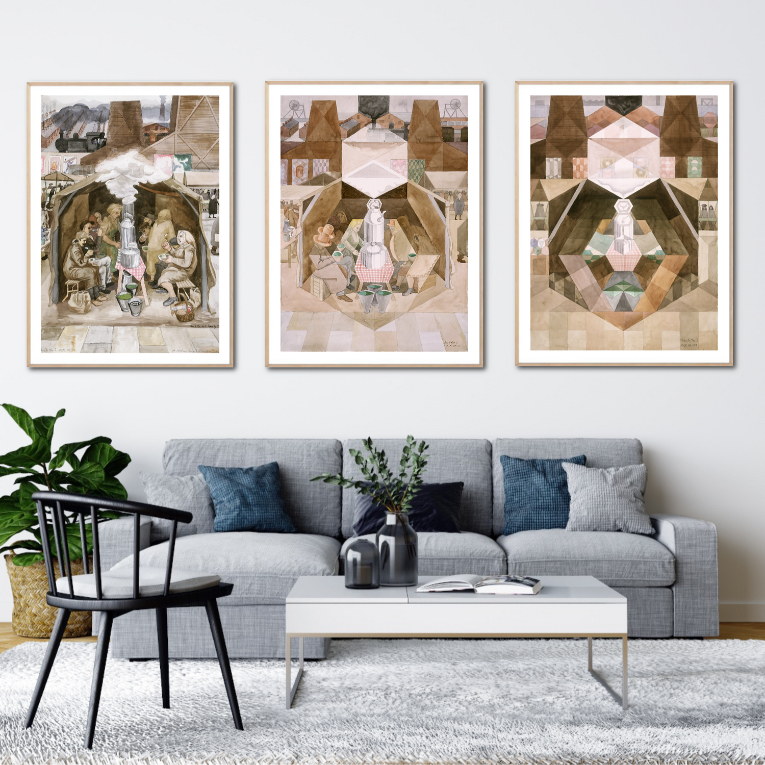 Melvyn Robinson, fine artist, enhance your space with high-quality art print sets.