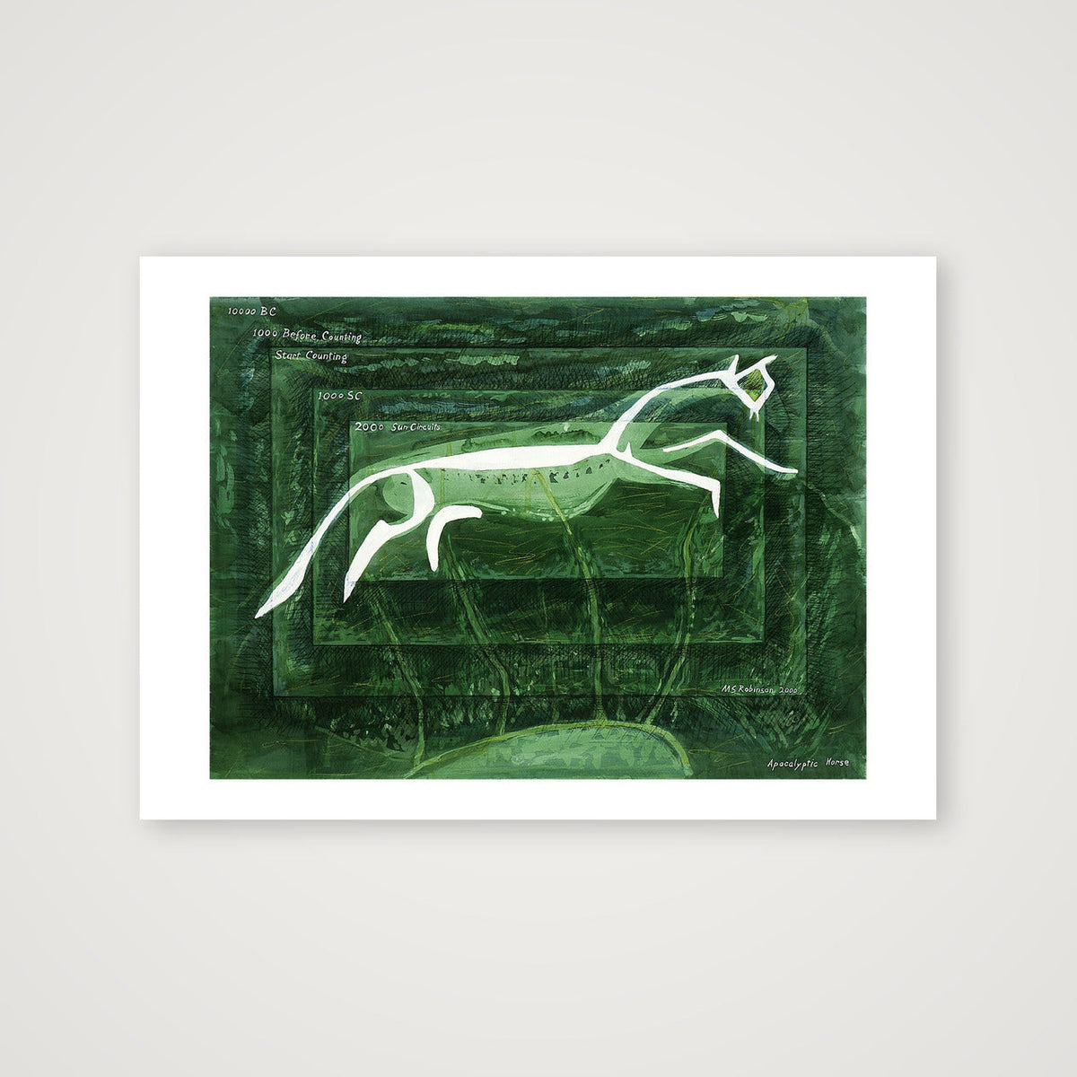 Apocalyptic Horse — A4 (30×21cm, 12×8") Print only
