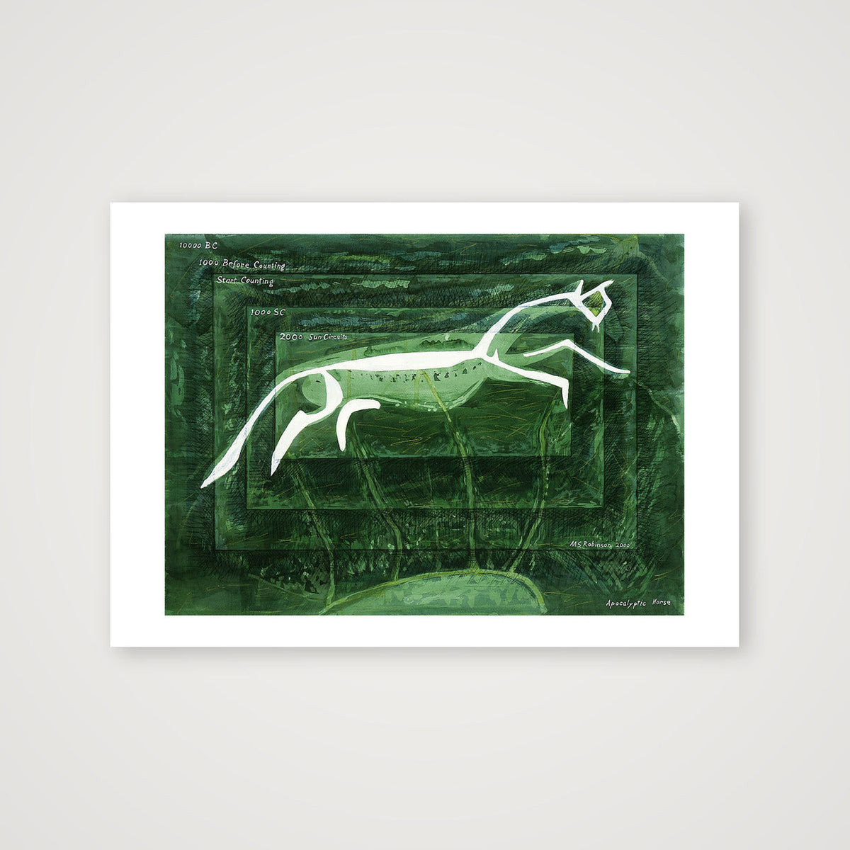 Apocalyptic Horse — A3 (42×30cm, 17×12") Print only