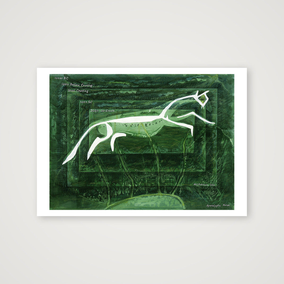 Apocalyptic Horse — A1 (84×59cm, 33×23") Print only